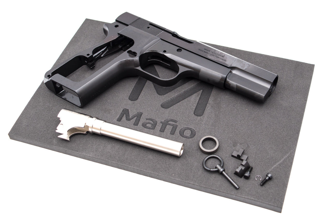 Mafio MIT Hi-Power Mark III CNC Steel Kit for WE Browning Hi-Power MK3 GBB Pistol ( Black )