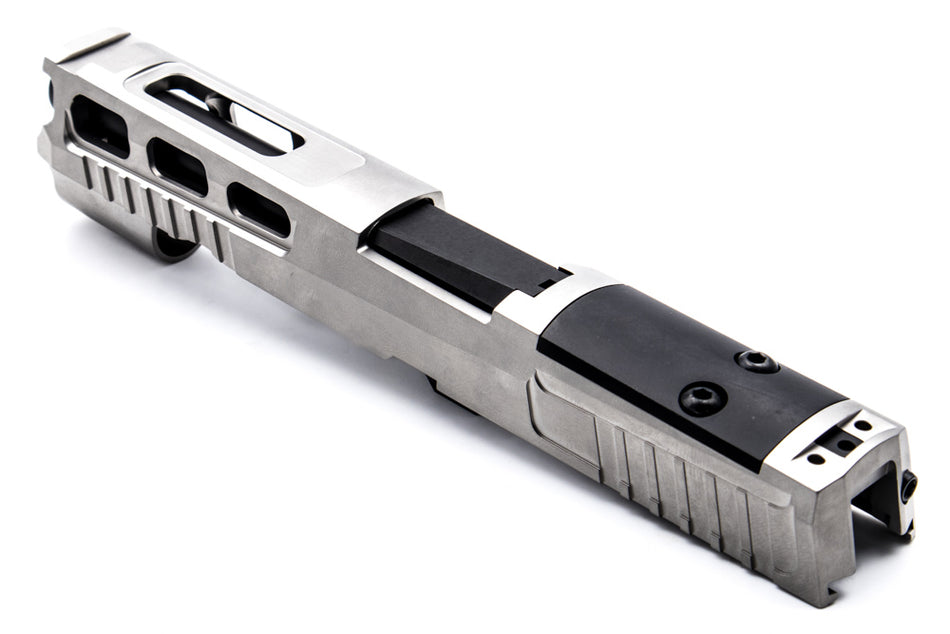 Mafio P320 Pro-Cut Style Stainless Steel Slide & Barrel Set for SIG / VFC M17 ( SIG AIR P320 M17 Airsoft GBB Pistol Series )