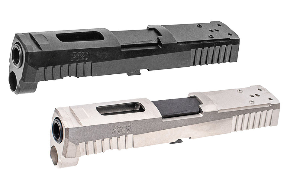 Mafio CNC Steel XC Style P320 Slide Set  For SIG AIR / VFC P320 M18 X Carry GBBP-Silver
