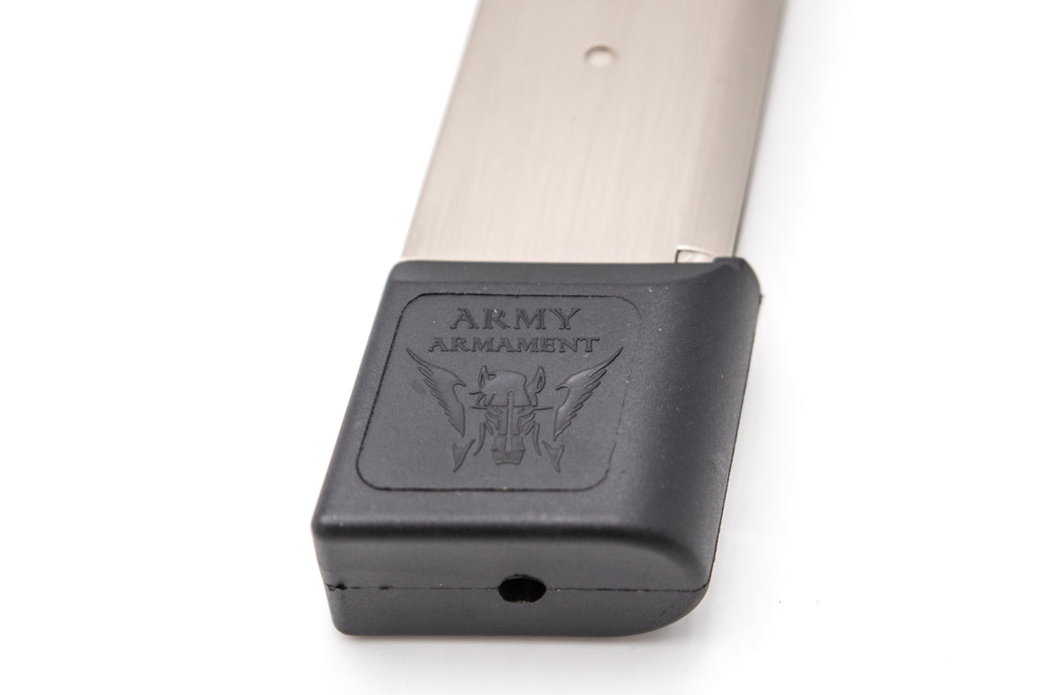 ARMY R.28/R.32 30 Rds Long Magazine ( TM Spec. ) ( Silver ) ( R32 R28 1911 Mag )