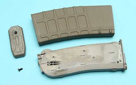 G&P GMAG Hi-cap Magazine For Marui M16 Series AEG ( FDE ) ( 5pcs / Pack )