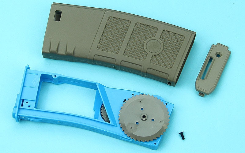 G&P Ball Ball Hi-Cap Magazine ( FDE / Blue )