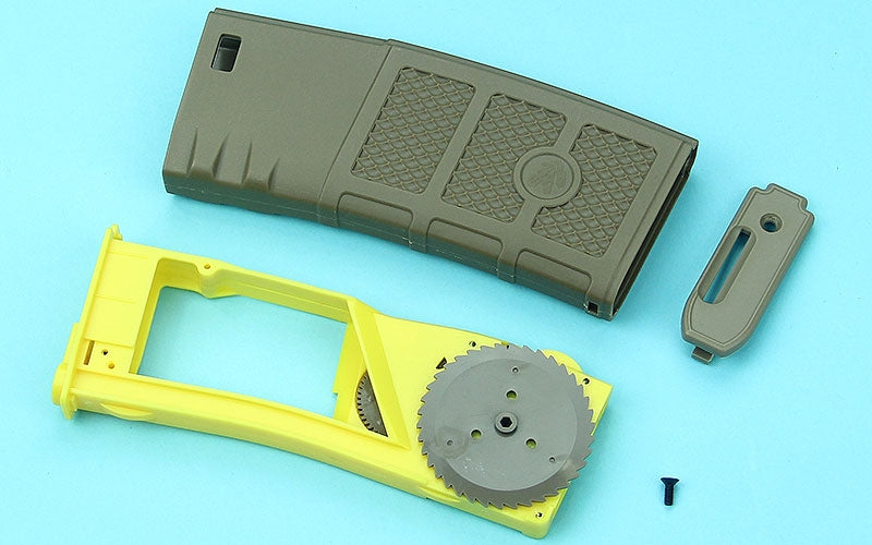 G&P Ball Ball Hi-Cap Magazine ( FDE / Yellow ) ( 10pcs / Pack )