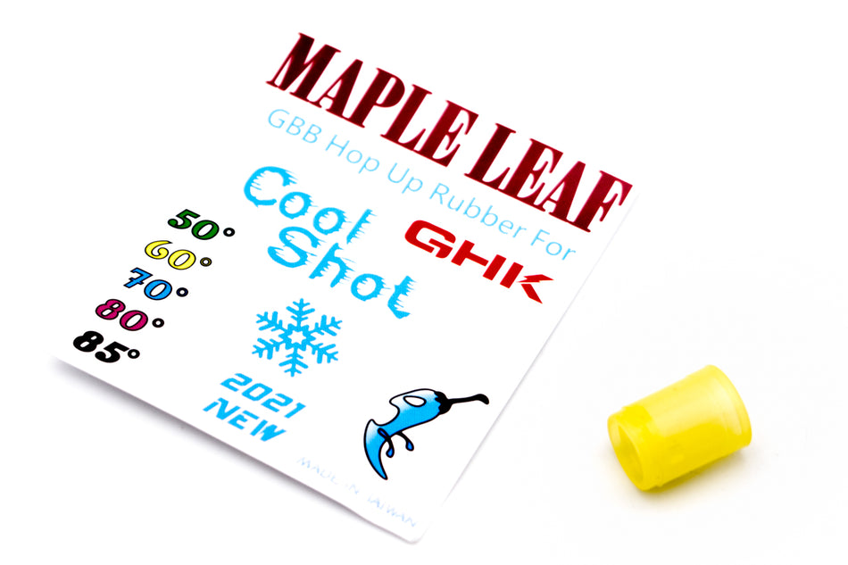 Maple Leaf Silicone Version of "Cool Shot" Hop Up Rubber for Maple GHK Hop Up Chamber-85°