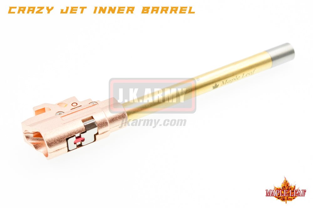 Maple Leaf Hi-Capa Series 138mm Crazy Jet Aerodynamic 6.04mm Inner Barrel w/ Hop Up Chamber Set Kit for WE / TM / VFC