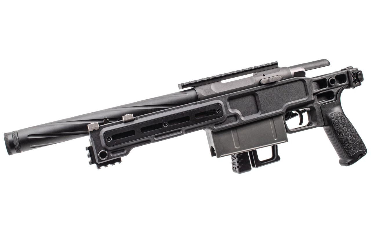 Maple Leaf MLC-S2 Chassis TM VSR10 Sniper Rifle Airsoft ( 150mm ) ( Foldable Stock ) ( Black ) ( Launchable by JKA )