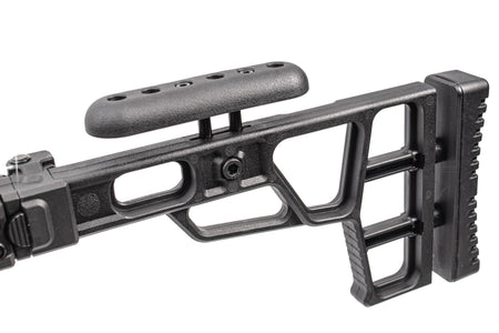 Maple Leaf MLC-S2 Chassis TM VSR10 Sniper Rifle Airsoft ( 150mm ) ( Foldable Stock ) ( Black ) ( Launchable by JKA )