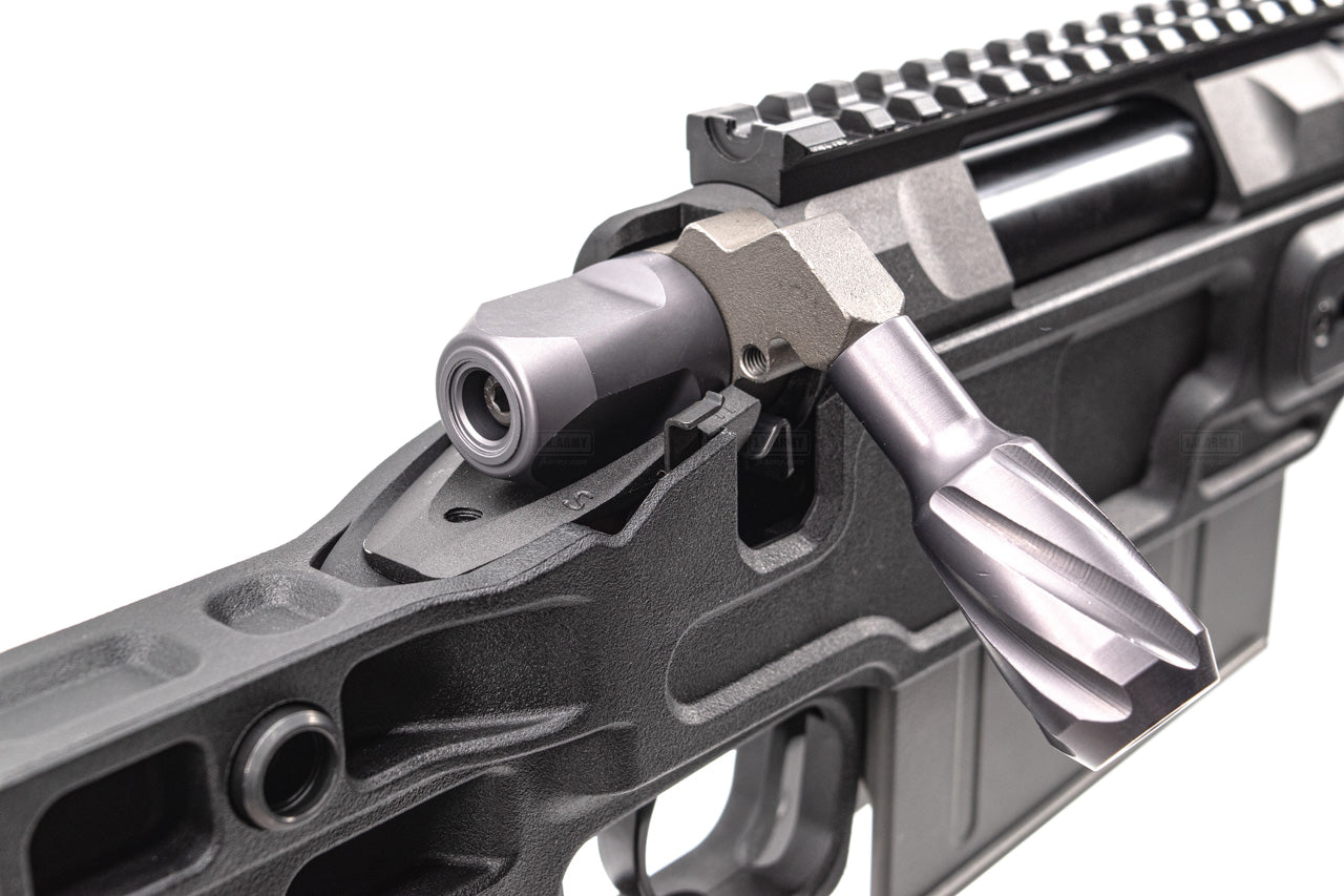 Maple Leaf MLC-S2 Chassis TM VSR10 Sniper Rifle Airsoft ( 150mm ) ( Foldable Stock ) ( Black ) ( Launchable by JKA )