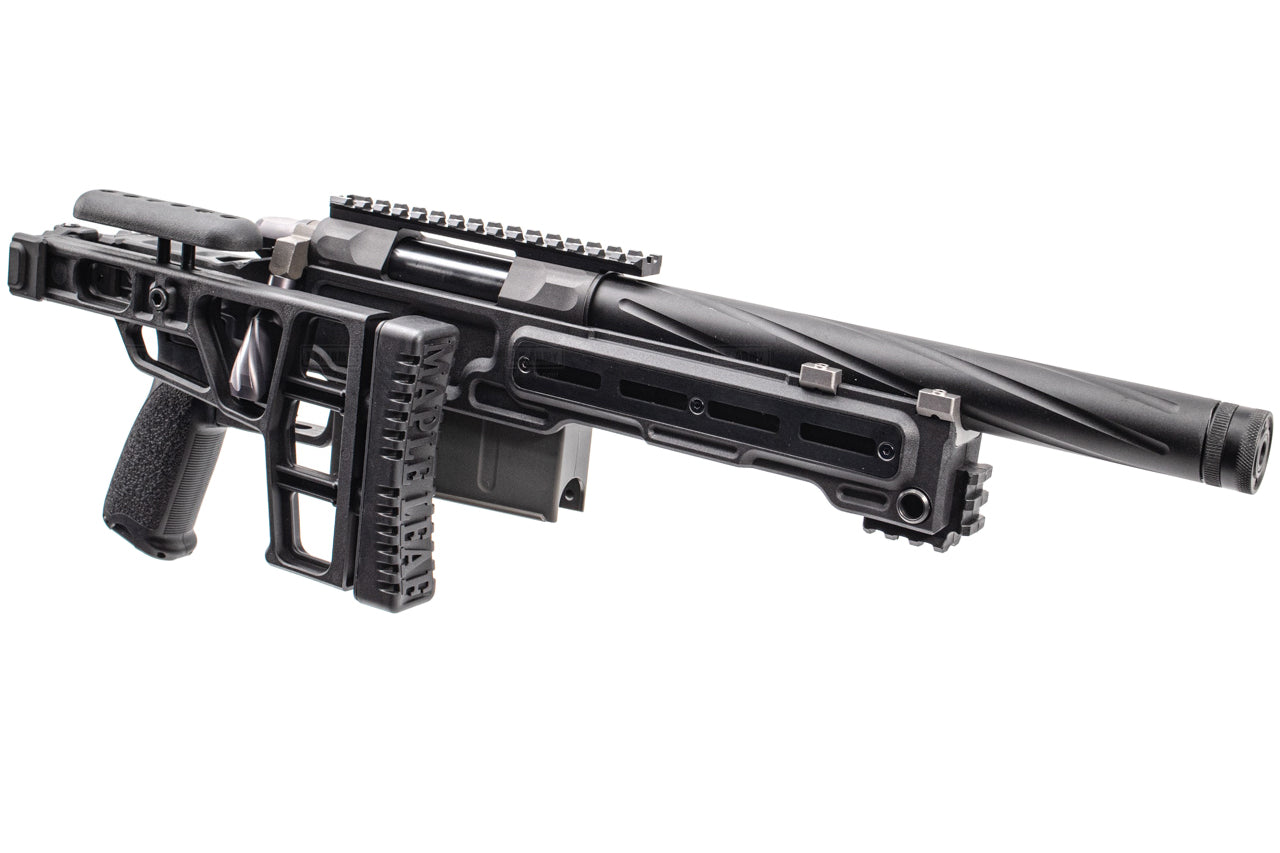 Maple Leaf MLC-S2 Chassis TM VSR10 Sniper Rifle Airsoft ( 150mm ) ( Foldable Stock ) ( Black ) ( Launchable by JKA )