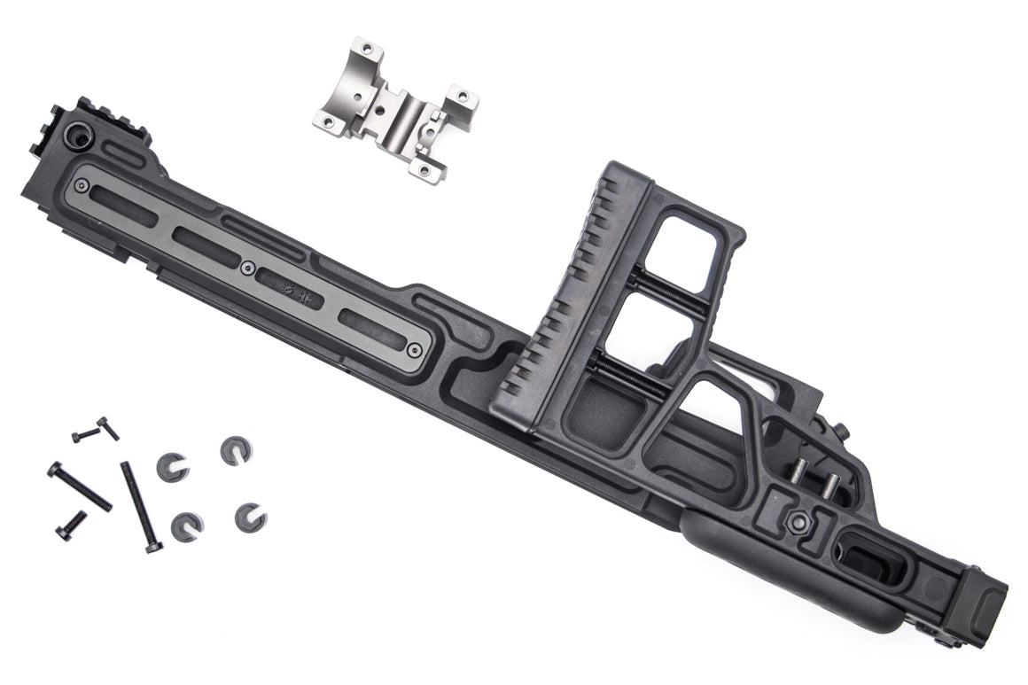 Maple Leaf MLC-S2 Chassis for TM VSR10 Sniper Rifle ( Foldable Stock ) ( Black )