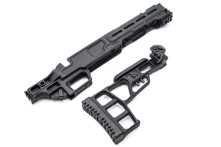 Maple Leaf MLC-S2 Chassis for TM VSR10 Sniper Rifle ( Foldable Stock ) ( Black )
