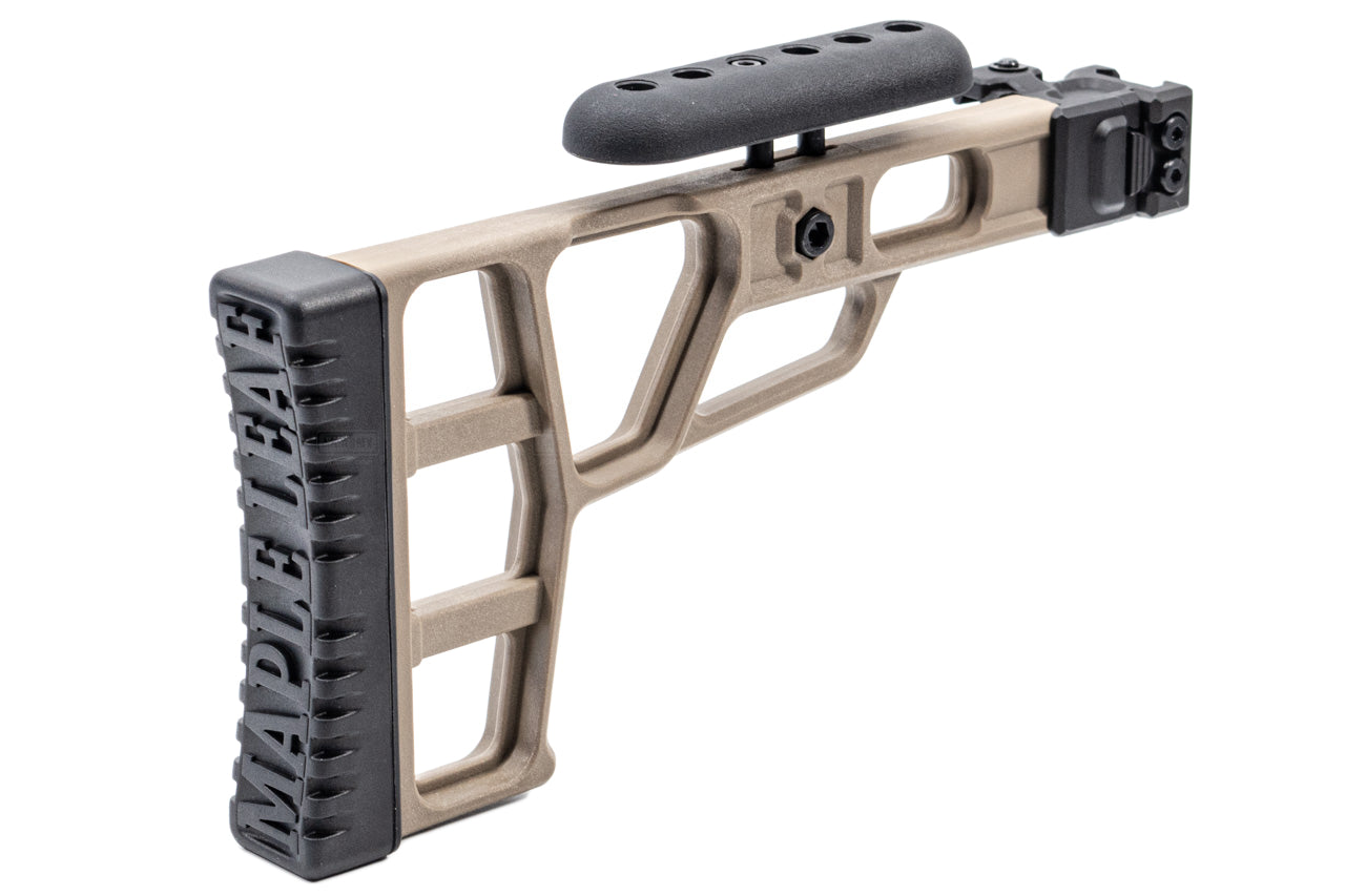 Maple Leaf MLC-S2 Folding Stock Set for 1913 Rail Stock Adapter ( Tan )
