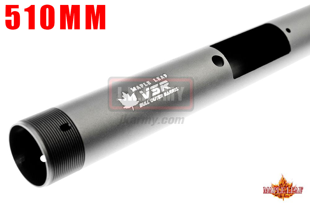 Maple Leaf VSR CNC Light Bull Outer Barrel & Cap for 510mm Inner Barrel ( for VSR-10 Series FN SPR A5M )