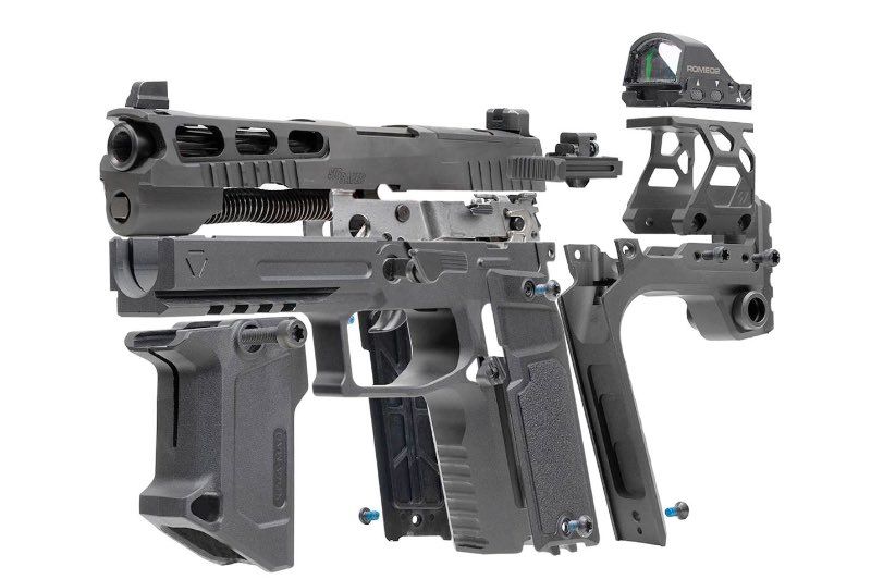 Strike Industries Strike Modular Chassis SMC Alpha Kit for Sig Sauer P320 GBB Airsoft ( by EMG )