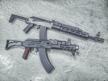 DYTAC Sharps Bro Licensed MB47 Receiver for Marui TM AKM GBB ( M4 Buffer Tube Style / 1913 20mm Picatinny Rail )-1913 Picatinny Rail Style