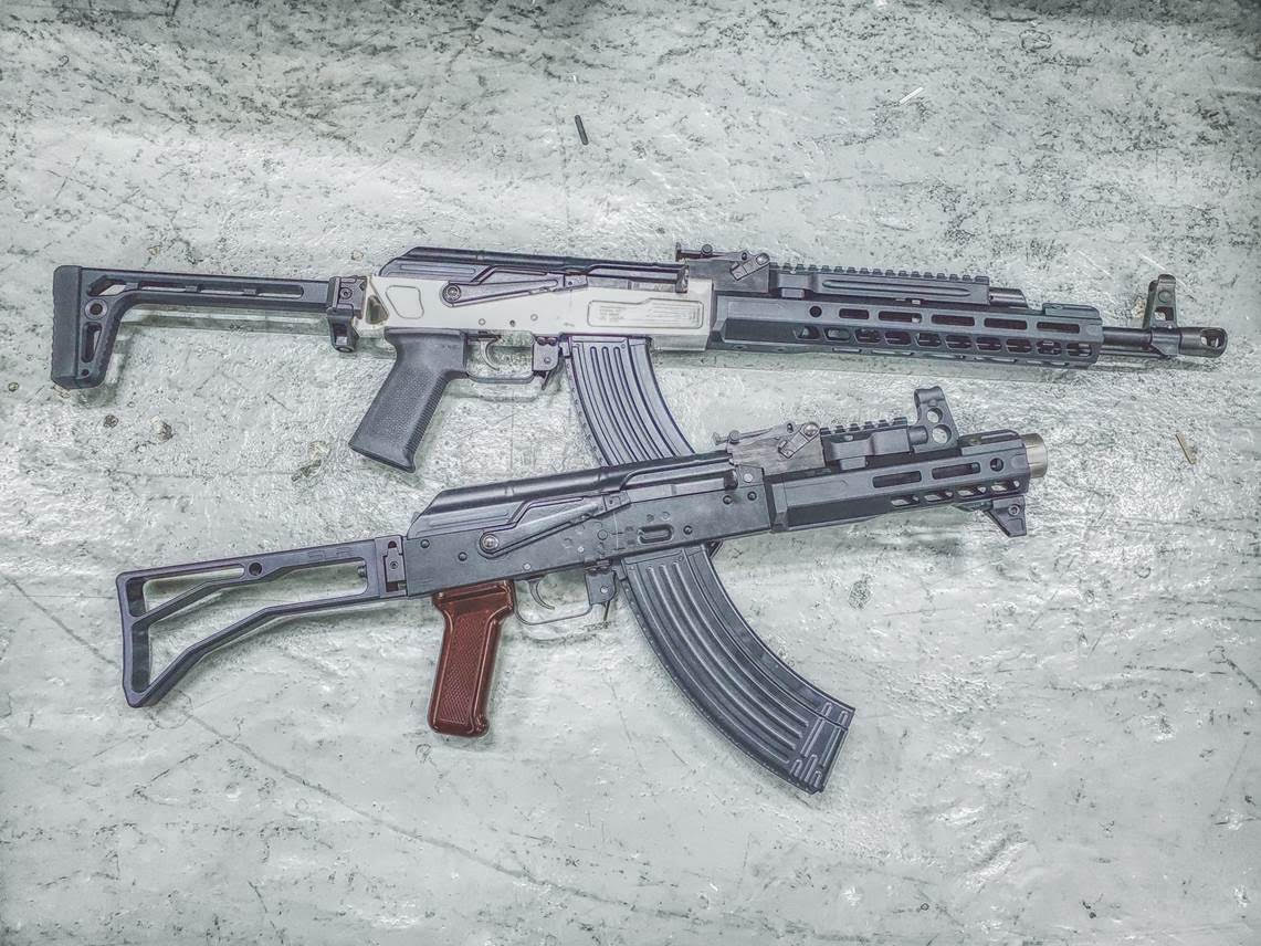 DYTAC Sharps Bro Licensed MB47 Receiver for Marui TM AKM GBB ( M4 Buffer Tube Style / 1913 20mm Picatinny Rail )-1913 Picatinny Rail Style