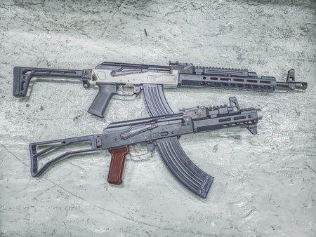 DYTAC Sharps Bro Licensed MB47 Receiver for Marui TM AKM GBB ( M4 Buffer Tube Style / 1913 20mm Picatinny Rail )-1913 Picatinny Rail Style