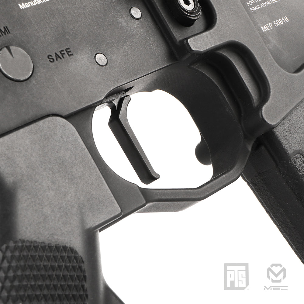 PTS MEC PRO Trigger for KWA LM4 Series / PTS Mega Arms AR-15, Radian Model One GBB ( Black / Grey )-Grey