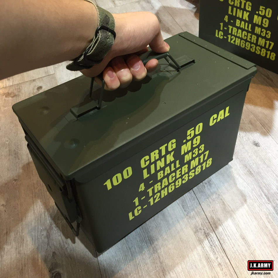 Metal .50 CAL Ammo Can Box Storage Airtight & Waterproof Stackable Storage ( Type 3 Layers Parts Baskets )