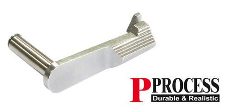 Guarder Steel Slide Stop for Marui MEU - Silver