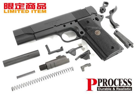 Guarder Enhanced Full Kits with Pachmayr Grip for Marui TM MEU .45 ( Black )