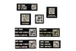 UID QR Code Style 0.5mm Aluminum Sticker-MK16 ( SCAR-L )