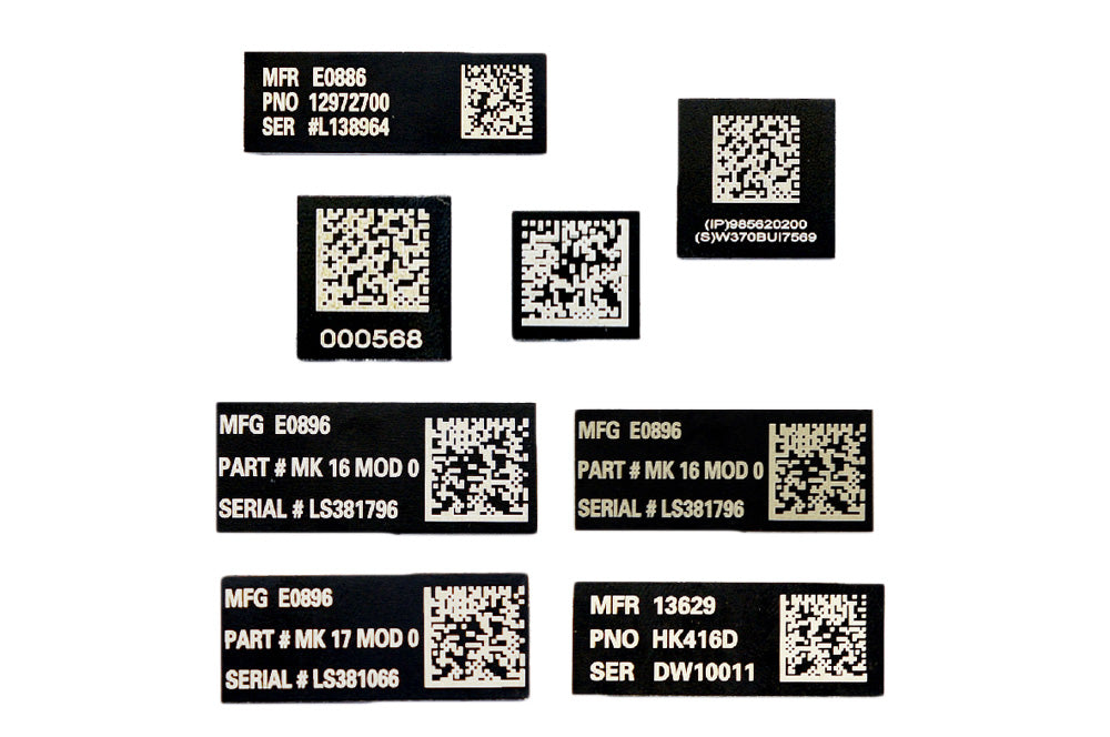 UID QR Code Style 0.5mm Aluminum Sticker-MK16 ( SCAR-L )