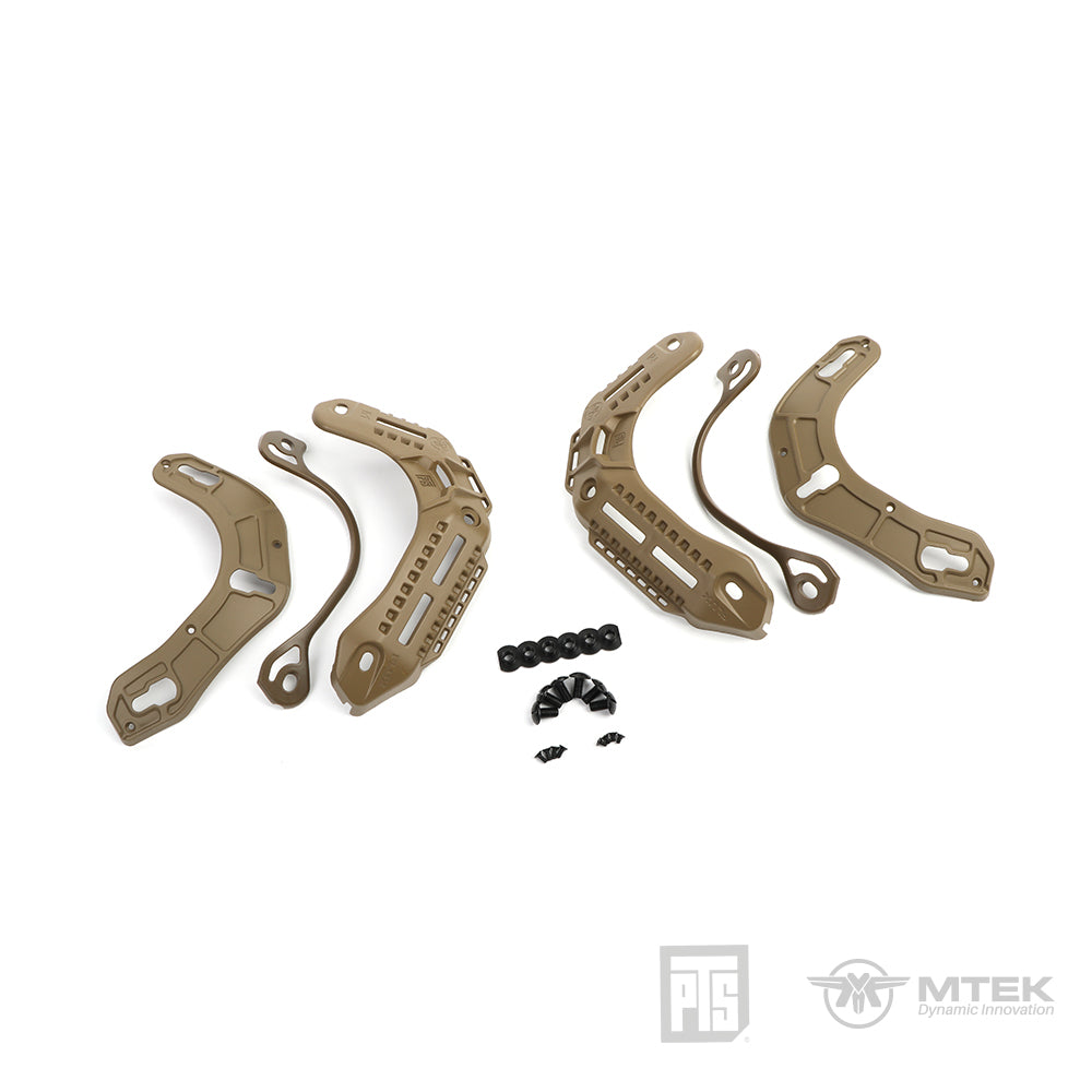 PTS MTEK FLUX M-LOK Accessory Rails Coyote Brown