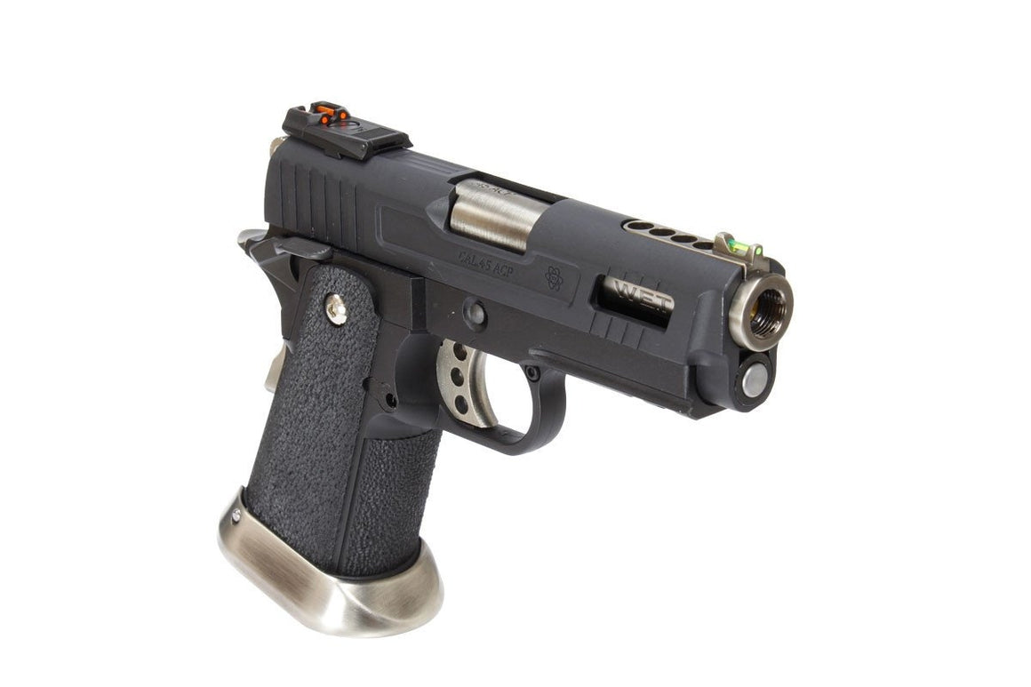 WE Tech Hi-Capa Force 3.8 Velociraptor GBB Pistol ( Black )