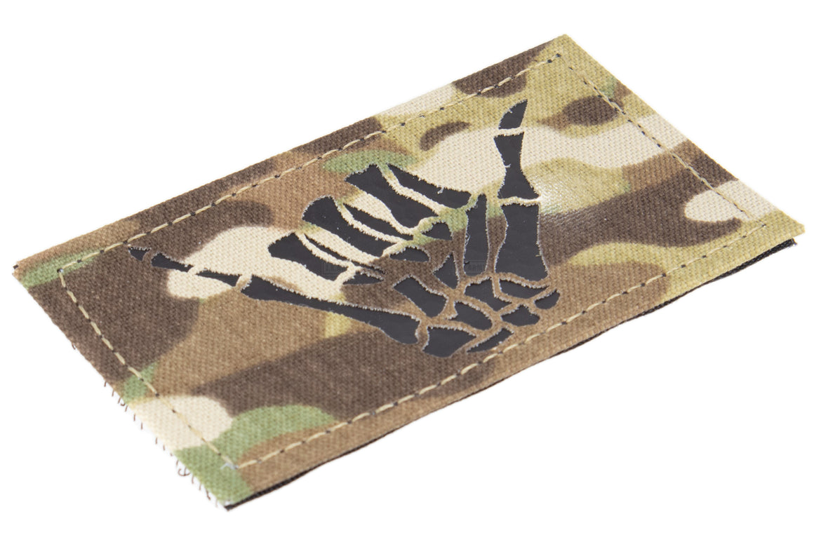 Infrared Reflective Patch - Hand Skeleton 3.5" x 2" ( Multicam )
