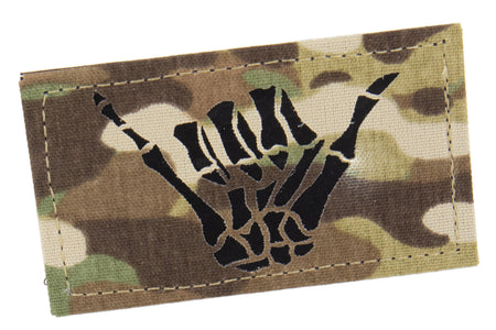 Infrared Reflective Patch - Hand Skeleton 3.5" x 2" ( Multicam )