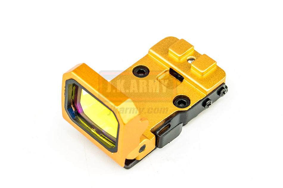 MF RMT Style Foldable Reflex Sight for Pistols w/ RMR Cut Mount ( Orange )