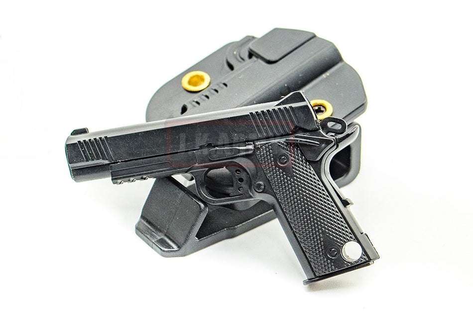 MF Mini 1911 Pistol Model Keychain ( BK )
