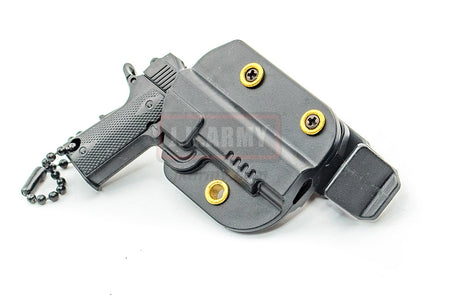 MF Mini 1911 Pistol Model Keychain ( BK )