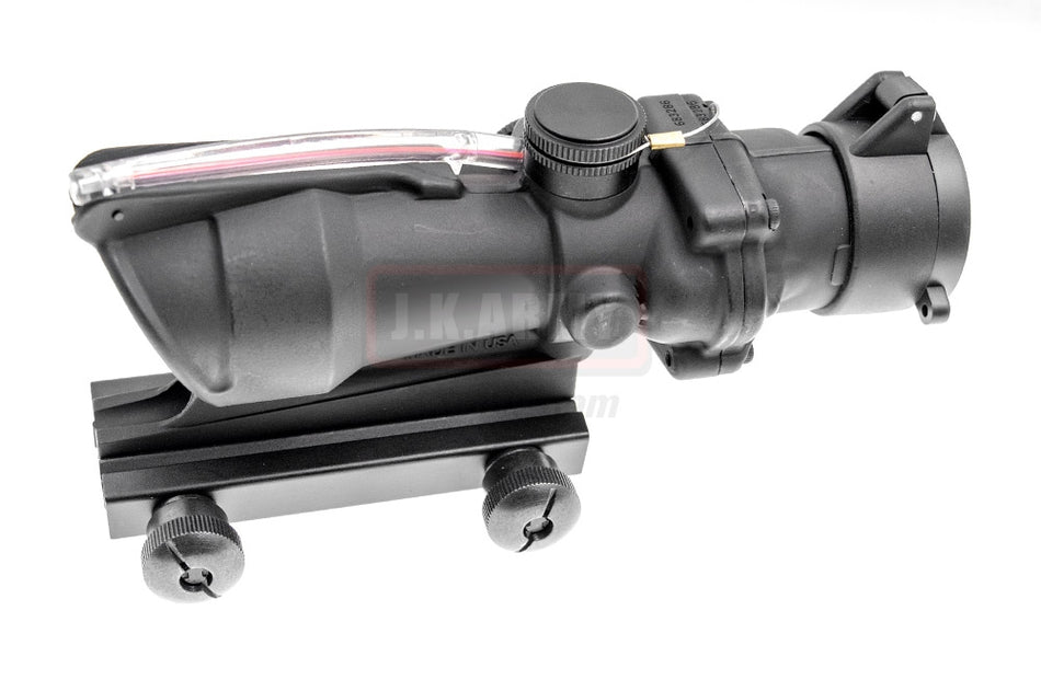 MF TA31 4x Style Airsoft Optic Fiber Scope w/ Killflash ( BK )