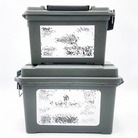 MF Nylon 5.56 x 45mm Ammo Style Plastic Box Set ( S & L Size x 1each )