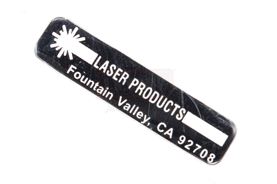 MF Laser Product Sticker for VLight V1911 Flashlight