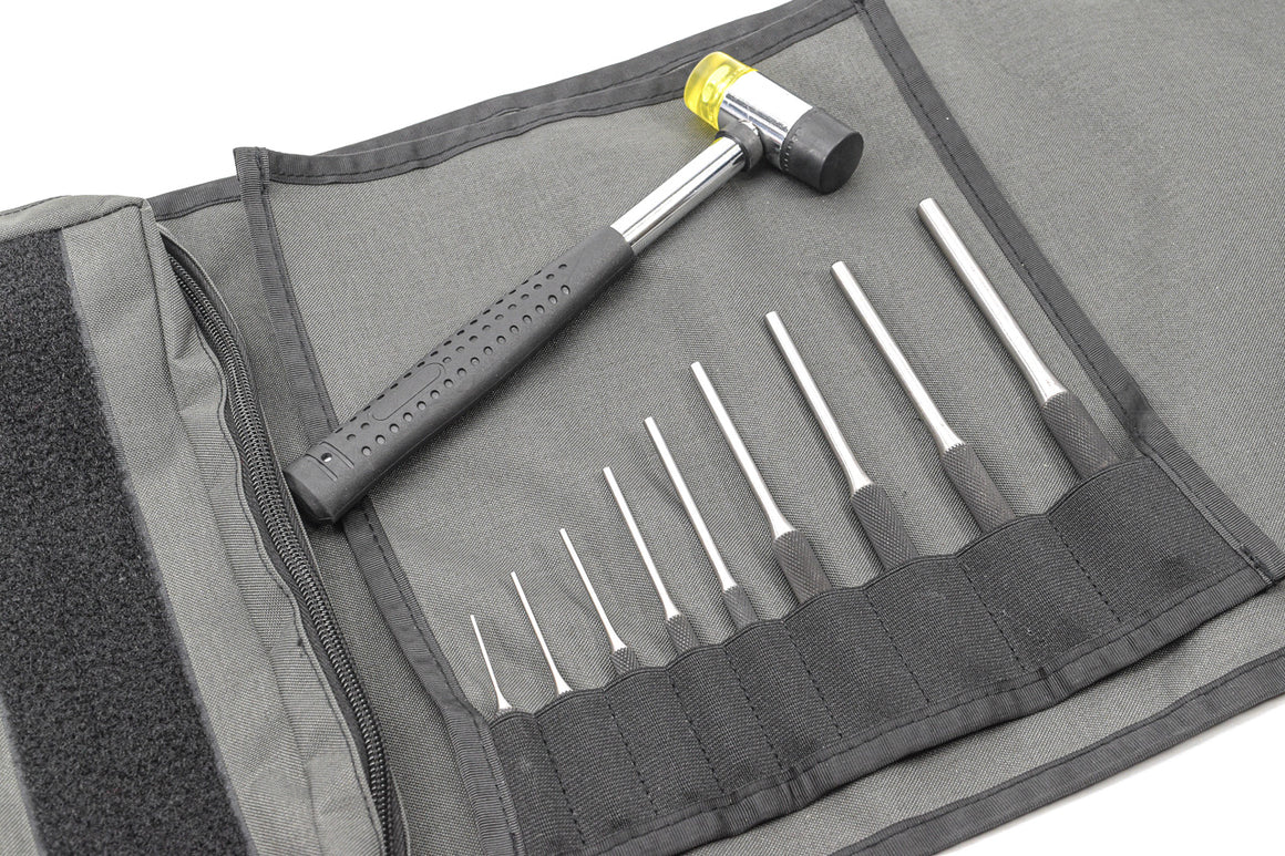 MF Tool Kit Hammer and Punches Set Type B ( Grey Pouch ) ( AR-15 M4 M16 Glock etc. Pin Punch Tool )