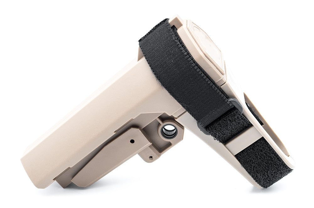 MF P3 Pistol Stabilizing Brace Stock for Airsoft AR / M4 Series ( Tan )