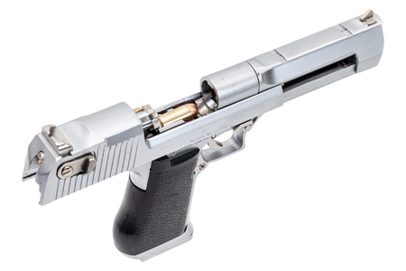 Metal Gear 1/2 Toy Model Desert Eagle Silver ( Dummy ) ( by Alloy Empire ) ( 1:2.05 )