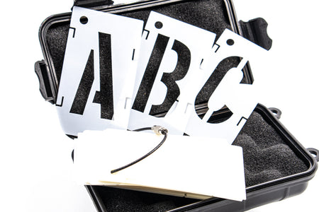 ARMY Font Text Plastic Stencils Set ( 1inch / 2inch / 3inch )-3 Inch