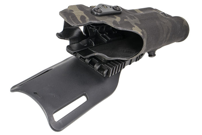 TMC 3029 MC BLACK 6354DO Optic Tactical Holster for Red Dot Optic ( Type: Glock 17 w/X300U QLS )