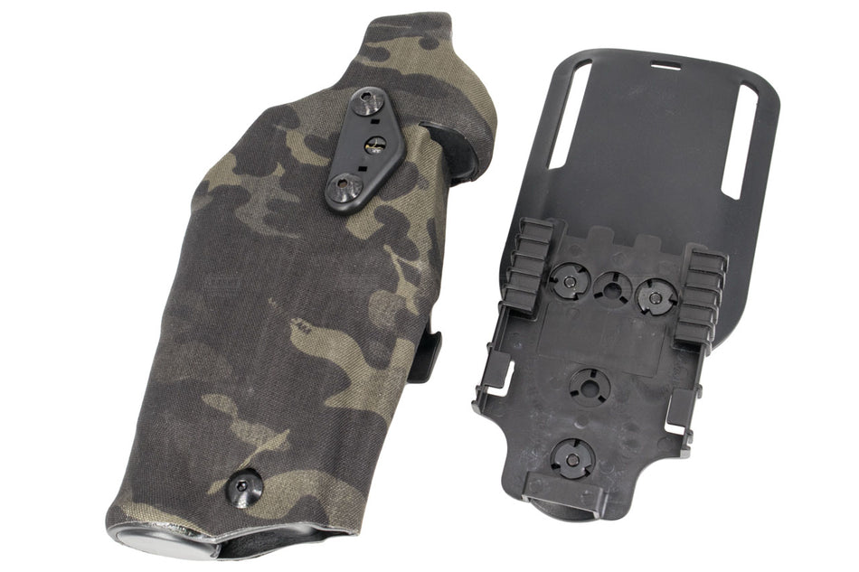 TMC 3029 MC BLACK 6354DO Optic Tactical Holster for Red Dot Optic ( Type: Glock 17 w/X300U QLS )