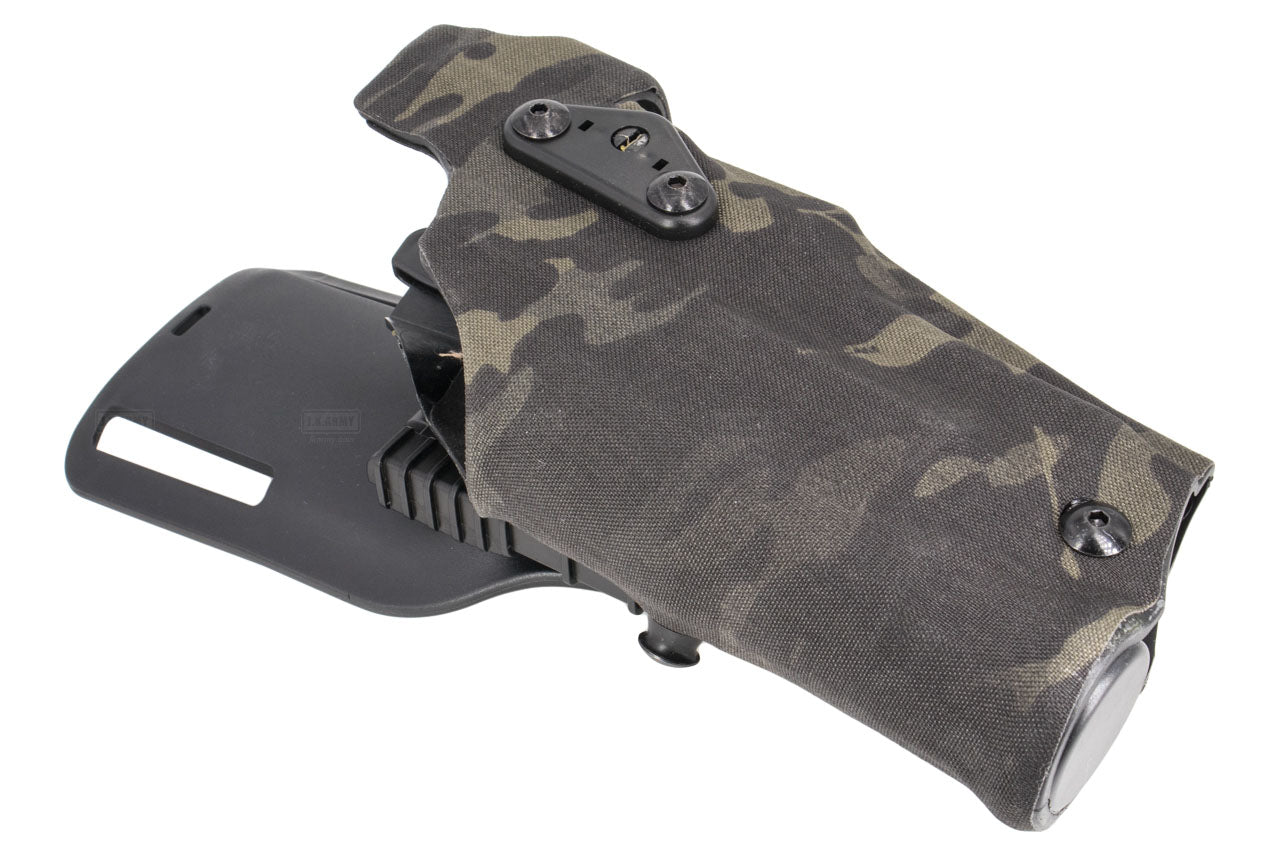 TMC 3029 MC BLACK 6354DO Optic Tactical Holster for Red Dot Optic ( Type: Glock 17 w/X300U QLS )