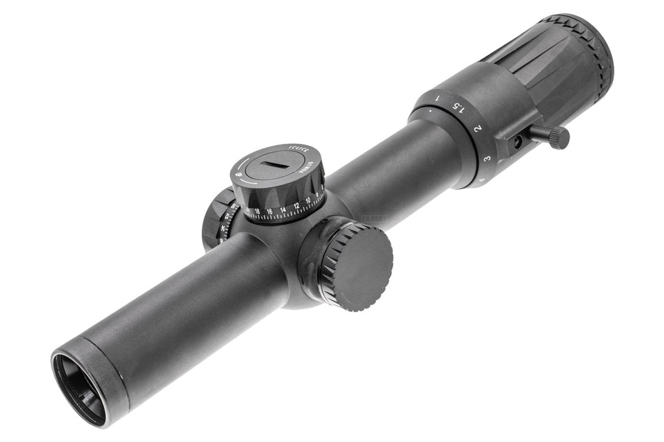 MF EG VODO Style 1-6x24 FFP LPVO Airsoft Scope ( Black )