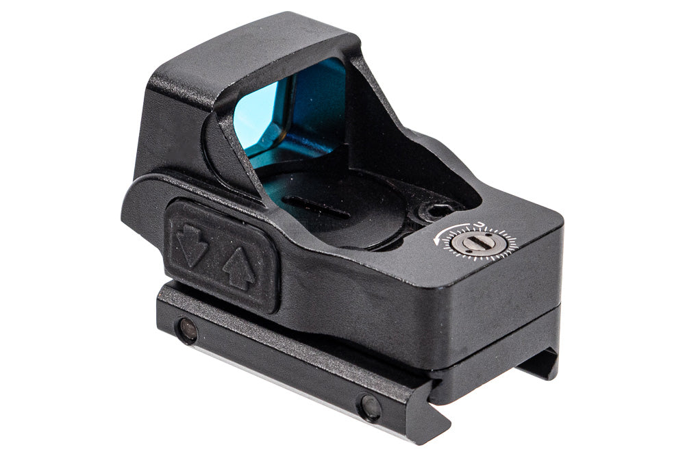 Reflex Mini Airsoft Red Dot Sight with Universal Mount and RDS Screws ( Black )