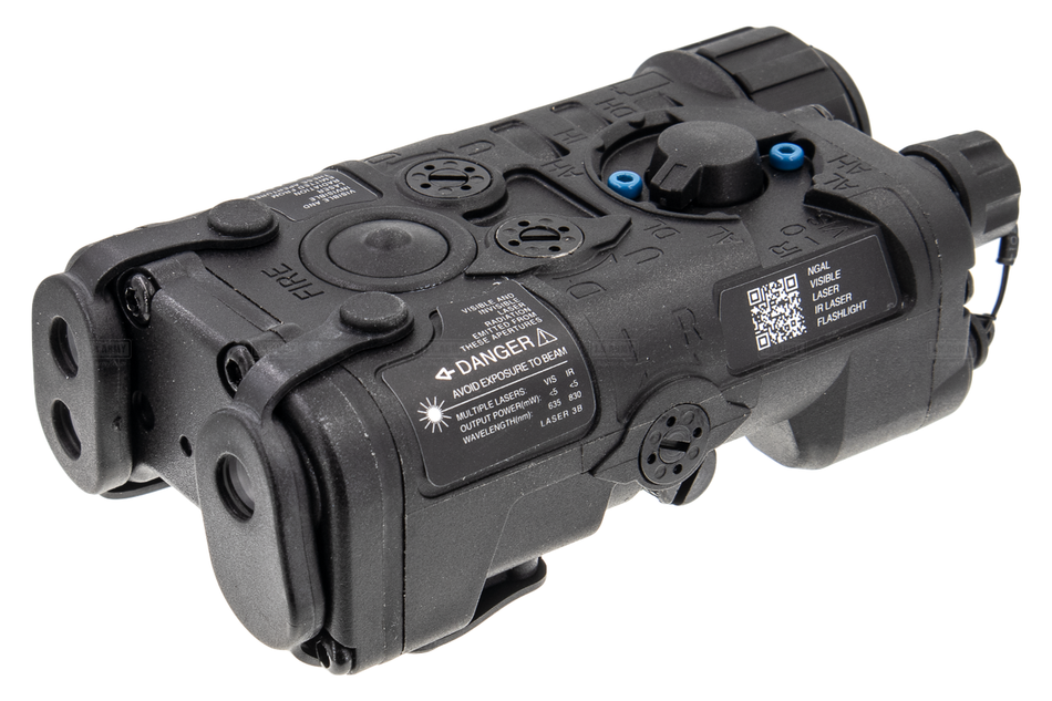 MF LAB PEQ NGAL Drive ( LED / IR / Red or Green Laser ) ( Polymer )-Dark Earth ( DE )-Green Laser