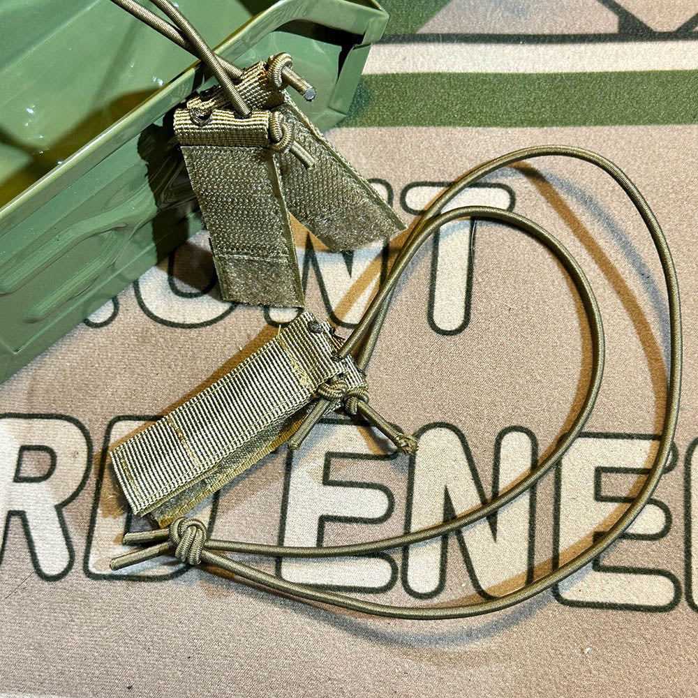 Velcro & Elastic Rope Kit for Goggle ( Boogie Regulator Bungee Velcro Strap Kit )