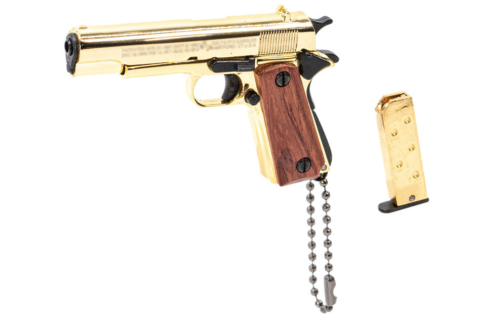 MF 1/3 Metal 1911 Dummy Keychain ( Gold )