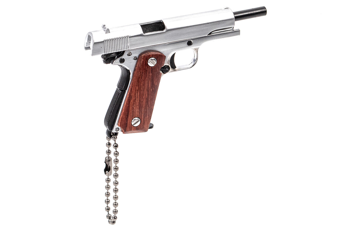 MF 1/3 Metal 1911 Dummy Keychain ( Matt Silver )